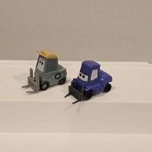 Disney Pixar Cars Cars Sparky Pitty Forklift Plastic Tokyo Drift and Dottle Set